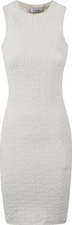 Off-white Womens Elegant And Stylish Dresses - Ivory Cotton - Size EU 42 (Womens)