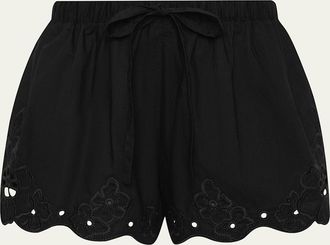 Sir. Klara Embroidered Mini Shorts
