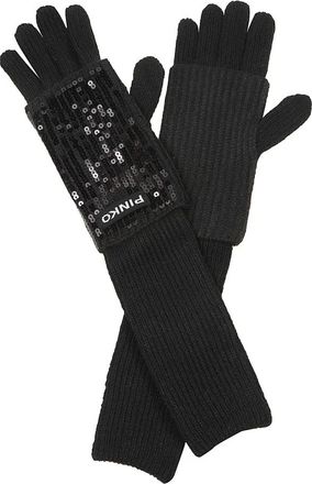 Pinko Pinko, Accessoires, Dames, Zwart, ONE Size, Gardenia Handschoenen