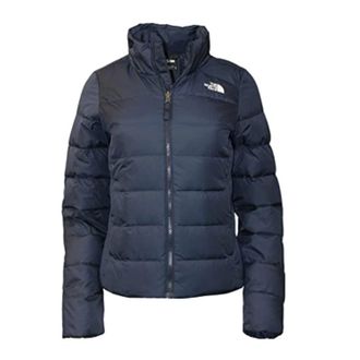The North Face Flare II Puffer Jacket Womens Blue Down Insulated KFC584