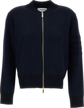 Thom Browne Mujer, Chaquetas, Azul, Talla: S