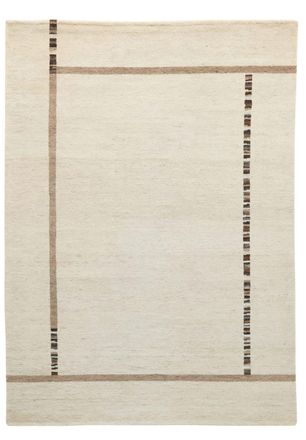 Natur Pur Alfombra de sal&oacute;n anudada a mano - blanco 170x240 cm