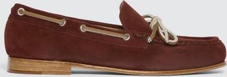 Freda Salvador Womens Morgan Boat Shoe In Bordeaux Suede