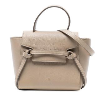 Celine Pre-owned Celine Pico Grained Calfskin Belt Bag Ladies F-CU-2240