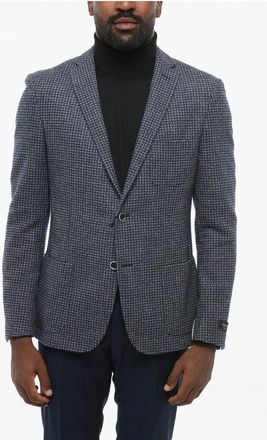 Nino Danieli Check Motif Blazer with Patch Chest Pocket size 50