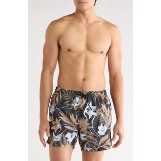 BOSS Piranha Swim Trunks in Medium Beige at Nordstrom Rack, Size Xx-Large