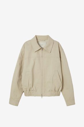 Dunst Kurzer Blouson mit Hemdblusenkragen aus Baumwolle