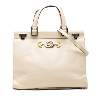 Gucci Pre-owned Gucci Medium Calfskin Zumi Top Handle Bag Ladies YVKLRM6VX2CMBUY4