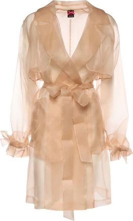 Pinko Cocco Trench - Dames - Trenchcoats - Roze - S - Organza - Jassen