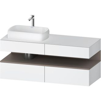 Duravit Qatego Consola Mueble Bajo Lavabo, 2 Extensiones, 2 - Duravit