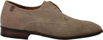 Floris Van Bommel Schoenen, Heren, Beige, 40 EU, Leer, Sfm-30295 Veterschoen