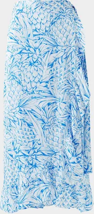 Melissa Odabash Danni Pineapple Wrap Skirt