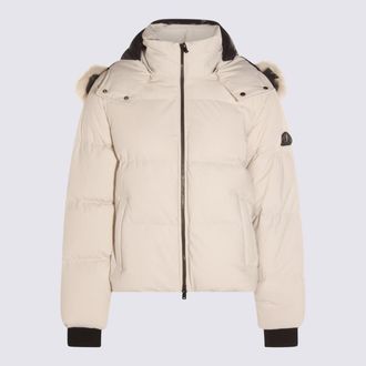 Moose Knuckles White Down Jacket
