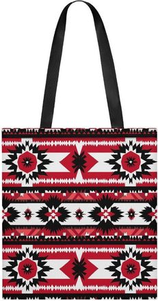 Generic Indians Aztec Print Tote Bag for Women Men Shoulder Bags Purses Pouch Handbags