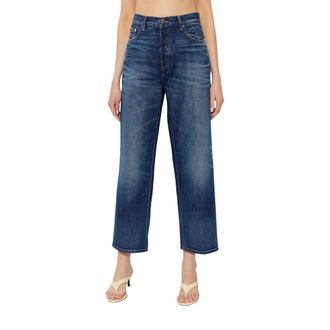 Haikure Wide Jeans - Dames - Loose Fit Jeans - Blauw - W24 - Katoen - Jeans