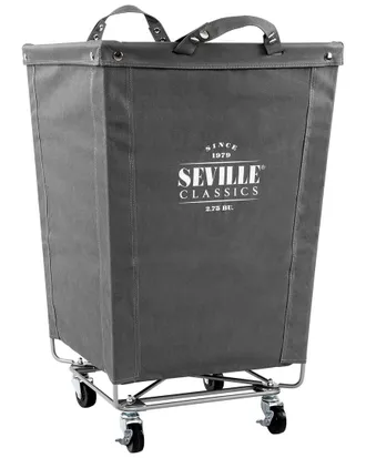 Seville Classics Rolling Laundry Hamper