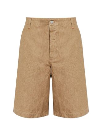 Jacquemus Warm Beige Cotton Shorts