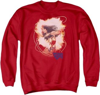 Gildan Wonder Woman 75th Burst Adult Crewneck Sweatshirt