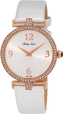 Mathey-Tissot GAIA Quartz Silver Dial Ladies Watch D587QPI