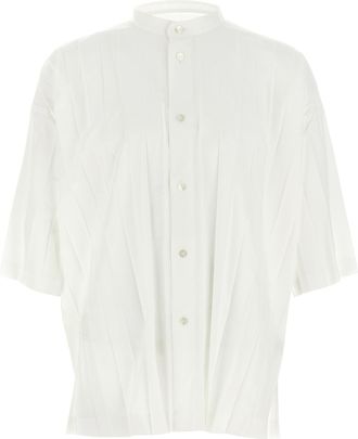 Homme Pliss&eacute; Issey Miyake Mens Edge Shirt Shirt