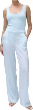 SIMKHAI Kyra Wide Leg Pant In Sky