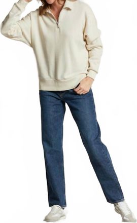 perfectwhitetee Drake Top In Cream
