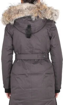 Nobis Drawstring Hood Parka Down Jacket - Gray