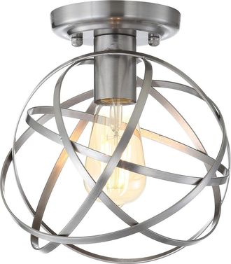 Jonathan Y Designs Jonathan Y Designs Alba 8.5In Orb Led Flush Mount