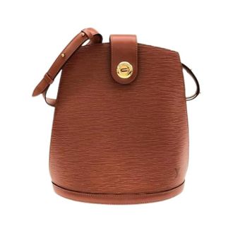 Louis Vuitton Pre-owned Bucket Bags, female, Brown, Size: ONE SIZE Pre-owned Epi Cluny Shoulder Bag
