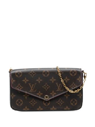 Louis Vuitton 2018 Pochette Felicie crossbodytas met monogram - Bruin
