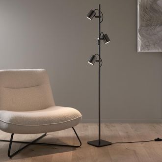 AM.PM Staande lamp met 3 verstelbare grafiet spots, Girevole