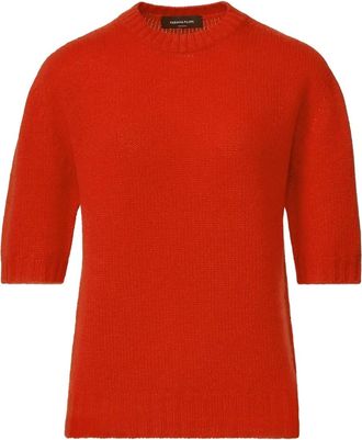 Fabiana Filippi short-sleeve sweater - women - Cashmere - 40 - Red