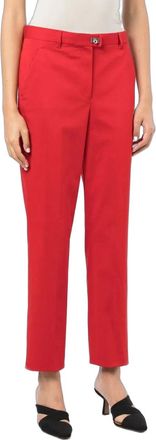 Ferragamo Cropped Tailored Trousers - Red