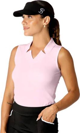 Sofibella Golf Colors Sleeveless Womens Golf Shirt in Cotton Candy at Nordstrom, Size X-Small