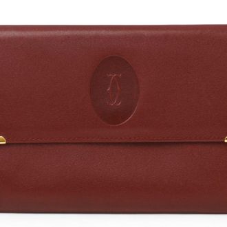 Cartier Must Bordeaux Wallet (Tri-Fold) (Pre-Owned)