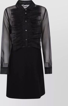 Parosh shirt collar - organza