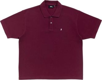 St&uuml;ssy Classic Pique Polo Plum 1140367-PLUM