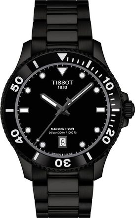 Tissot Seastar 1000 Bracelet Watch, 40mm in Black at Nordstrom