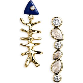 &Eacute;liou Pescado Mismatched Drop Earrings in Gold at Nordstrom
