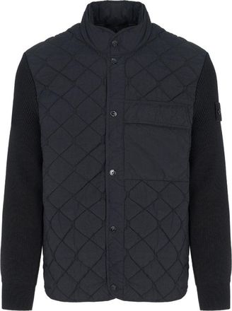 Stone Island GHOST QUILTED 4100016 JACKET Size: XL, colour: BLACK