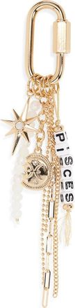 Chelsea28 Zodiac Bead Bag Charm in Pisces- White Multi- Gold at Nordstrom