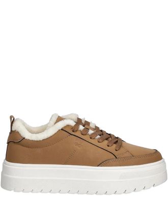 HUGO BOSS platform lace-up sneakers - Bruin