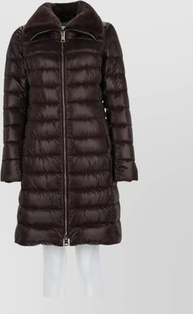 Herno quilted long parka coat