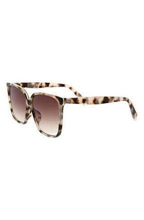 BCBGeneration 58mm Oversize Square Sunglasses in Milky Brown Demi at Nordstrom Rack