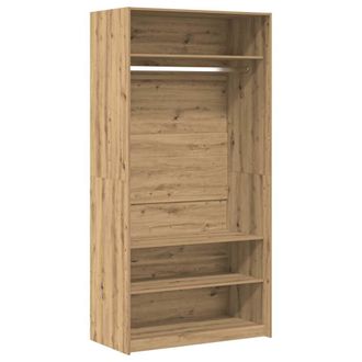 vidaXL Vidaxl - Armadio Rovere Artigianale 100x50x200 Cm In Legno Multistrato