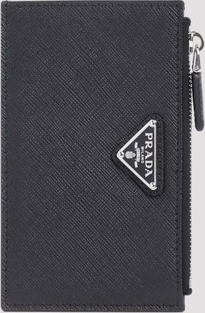 Prada Calf Leather Credit Card Case