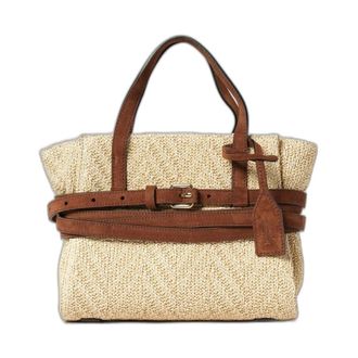 Moschino Shoulder Bag - unisex - Tassen - Beige - Maat: ONE Size Leer