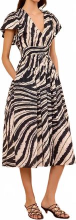 Ulla Johnson Womens Lyria Sleeveless Cotton Dress In Shibori Wave
