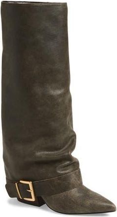Steve Madden Illuzion Boot in Brown Distressed at Nordstrom Rack, Size 8.5