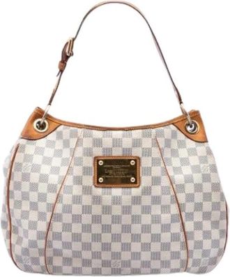 Louis Vuitton Pre-owned Galliera PM - Dames - Vintage Schoudertas - Wit - ONE Size - Leer - Vintage